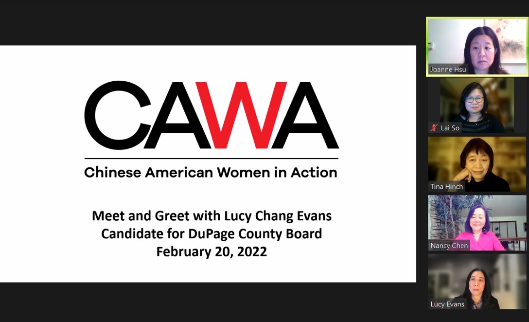 Meet and Greet with Lucy Chang Evans, Chinese American candidate running for DuPage County Board District 3